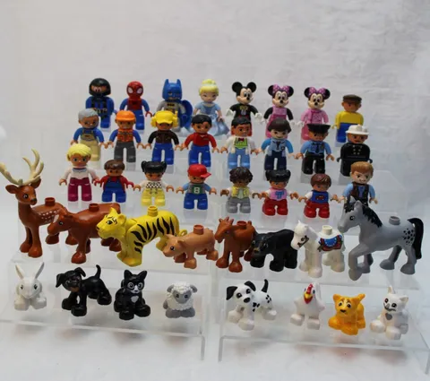 LEGO Duplo Figures Characters Disney DC Marvel Animals Mixed Lot 40 pcs Bulk Pcs