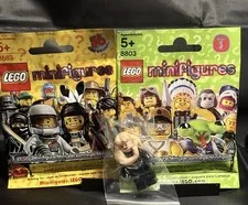 LEGO Minifigures Series 1 (8683) & Series 3 Blind Bags New and Bib Fortuna Lot