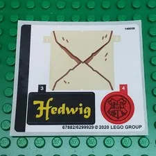 LEGO Sticker Sheet for Set 75979 Hedwig New Authentic Decals