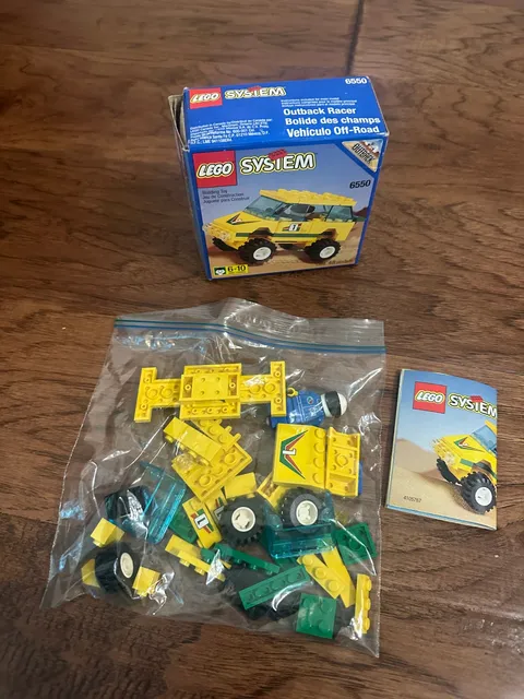 LEGO 6550 | Outback Racer | 100% Complete w/ Minifig Instructions and Box