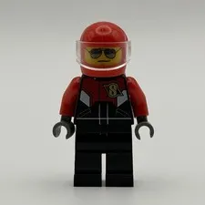 LEGO Race Plane Pilot Minifigure cty0738 from 60144 Race Plane