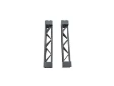 2 Lego® 9V 12V TRAIN Railway Cargo Stilt Pillar Stanchion DBG DARK-GREY