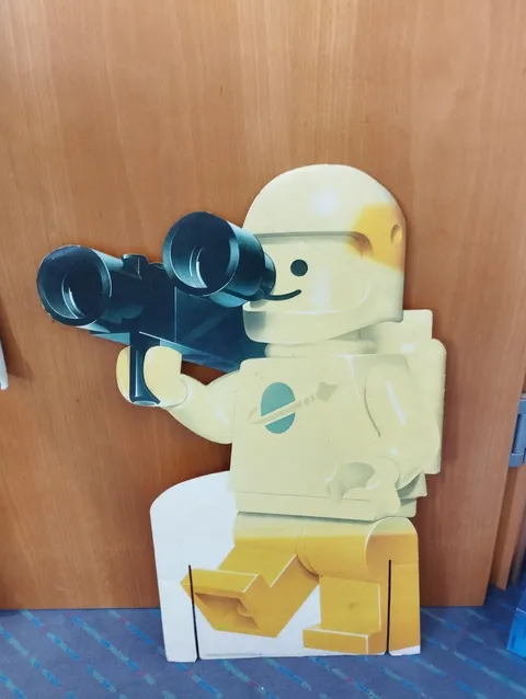 LEGO Classic Space Cardboard Store Display Sign Figure Standy Floor Display