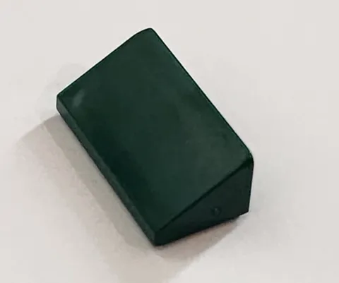 LEGO Dark Green Slope 30 1 x 2 x 2/3 85984