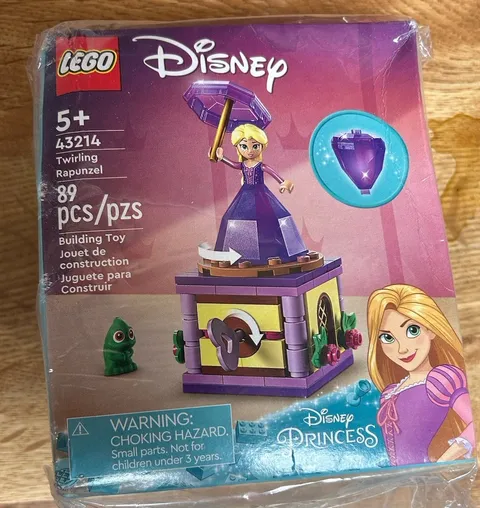 Lego New Disney Twirling Rapunzel Building Block Set Princess Sealed Dented Box