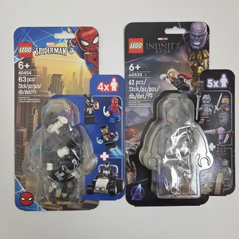 LEGO 40454 Marvel Spider-Man vs Venom Iron Venom And Infinity Saga 40525