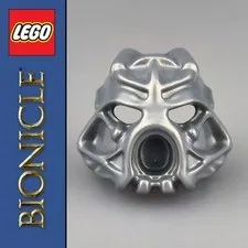 LEGO Bionicle Kanohi Mask - Hau Nuva - Rare - Pearl Light Gray - 43853