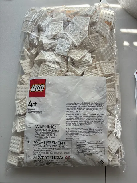 Lego White Pieces Lot BRAND NEW SEE DESCRIPTION (Over 2200 Pieces)
