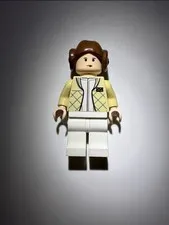 LEGO Star Wars Princess Leia Hoth Outfit SW0113a – Rare Smooth Hair Variant