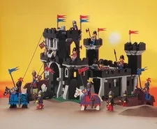 Vintage LEGO Black Monarch's Castle Excellent Used Condition 6085-1