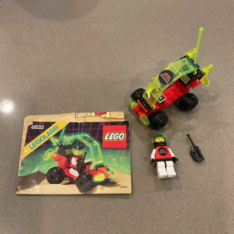LEGO Space: Beacon TRACER (6833) Mtron 100% Complete Vintage