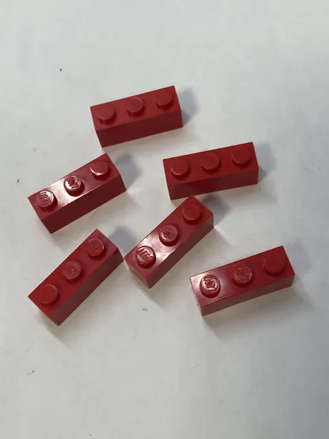 LEGO Red Parts~6 1x3 Red