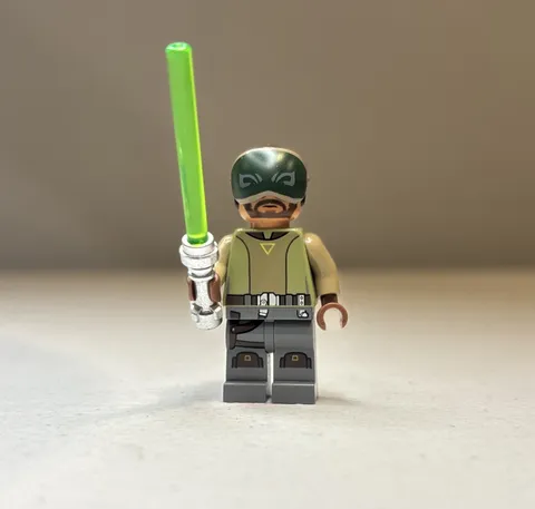 LEGO Star Wars Kanan Jarrus Blind Minifigure Rebels Lightsaber Great Condition