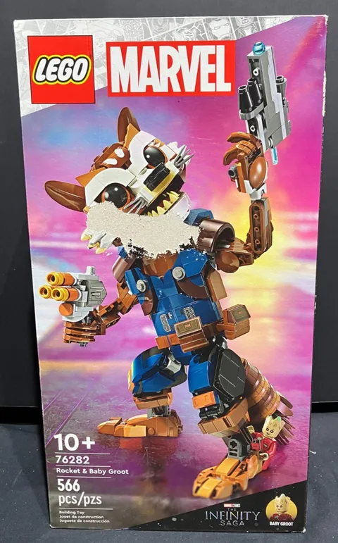 LEGO Marvel Rocket & Baby Groot 76282 New Sealed Damaged Box