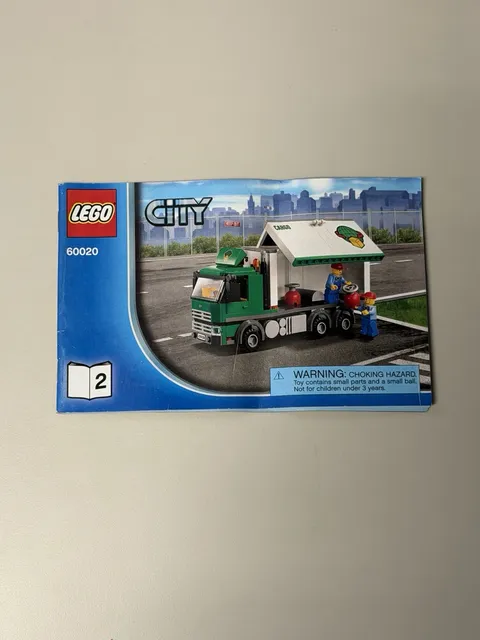 LEGO City 60020 Cargo Truck Book 2 Instruction Manual Only