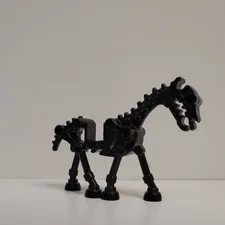 LEGO Castle - Black Skeleton Minifigure Skeletal Horse - Fantasy Era - 59228