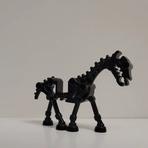 LEGO Castle - Black Skeleton Minifigure Skeletal Horse - Fantasy Era - 59228