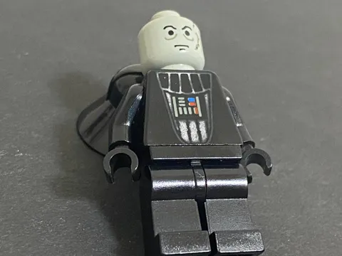 Lego Star Wars Darth Vader Minifigure Torso Silver Variant Rare Misprint sw1515