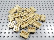 LEGO Lot of 20 Tan 1x2-1x2 Brackets BC