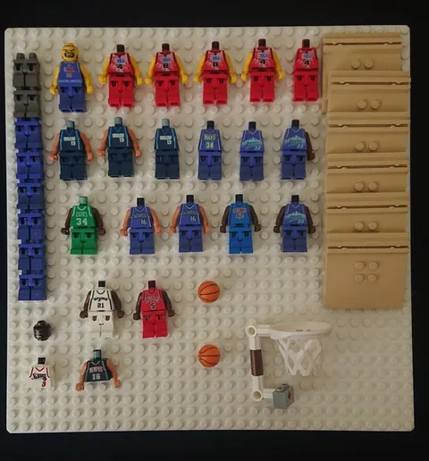 LEGO NBA Basketball - Minifigure Parts Bulk Lot - Legs, Torsos