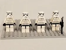 LEGO Star Wars Lot 4 Classic Imperial Stormtroopers sw0036a sw0036b Vintage