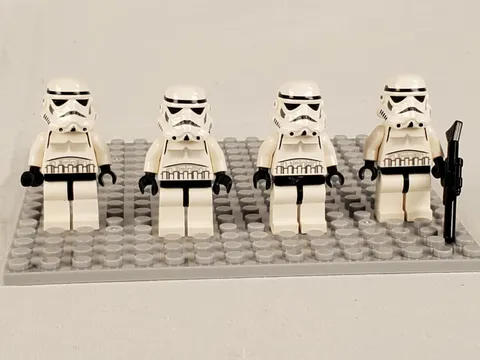 LEGO Star Wars Lot 4 Classic Imperial Stormtroopers sw0036a sw0036b Vintage