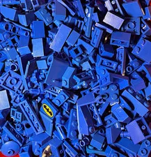 LEGO 1/2lb Blue Small Mixed Bricks and Pieces *CLEAN*