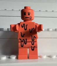 LEGO x BrickLuv Custom Printed Coral Drip Minifigure