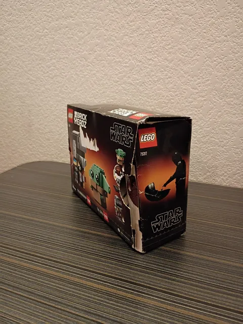 LEGO BrickHeadz Star Wars Mandalorian & The Child 75317 Complete Grogu Retired
