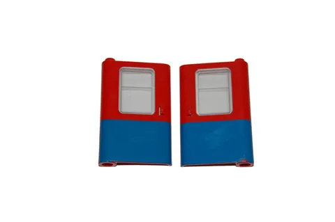 Lego® 9V 12V TRAIN Railway Doors Set Left Right RED BLUE