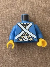 LEGO Minifigure Torso Bluecoat Eldorado Fortress Imperial Soldier Cracked Torso