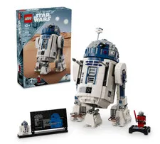 LEGO Star Wars R2-D2 Brick Built Droid Figure, Collectible Star Wars Room Décor
