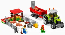 LEGO CITY 7684 Pig Farm and Tractor 100% Complete With Instructions