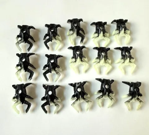 Lego Bionicle Mini Visorak Spider Lot of 15 Glow in the Dark Black White