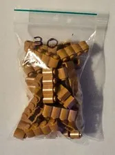 LEGO Lot of 30 MEDIUM NOUGAT Brick 1 x 4 with Log Profile 30137