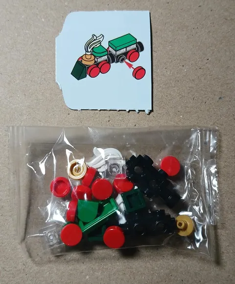 LEGO City 60475 Toy Train Christmas Advent Calendar Pieces - Sealed