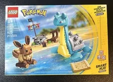 LEGO Pokémon Eevee & Lapras's Treasure Hunt 72162 623pcs 8+ Smart Play