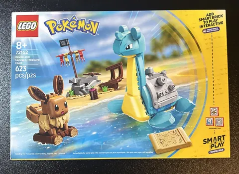 LEGO Pokémon Eevee & Lapras's Treasure Hunt 72162 623pcs 8+ Smart Play