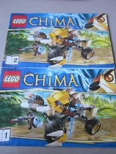 Lego Chima 70002 Part 1 and 2, Part 1 and 2 Instructions Instruction