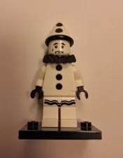 LEGO - Series 10 Minifigure - Sad Clown - Minifig and Stand - Complete - Pierrot