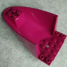 LEGO Part 87616 Aircraft Fuselage Aft Section Curved Bottom 6 x 10 Magenta x1