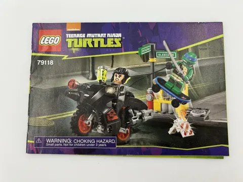 Lego Teenage Mutant Ninja Turtles 79118 Instructional Manual Only