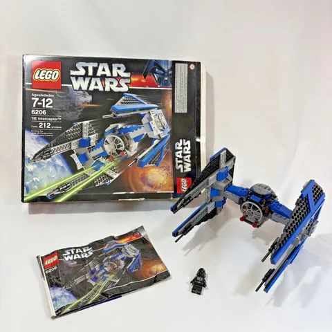 LEGO Star Wars: Tie Interceptor (6206) with Box and Instructions