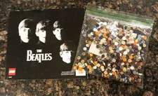 LEGO 31198 The Beatles Mosaic Art Instruction Manual and 524 1x1 Round Tiles
