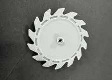 LEGO Technic Circular Saw Blade 9x9 Tooth Light Bluish Gray Part 61403