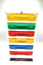 IRIS LEGO Building Block 6 Storage Container Tower Organizer