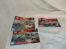 LEGO INSTRUCTIONS 76007 Iron Man Malibu Mansion Attack Marvel Manual Booklet 