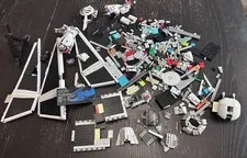 LEGO Star Wars TIE Interceptor 75382 Incomplete Glued Parts Minifigure AS IS