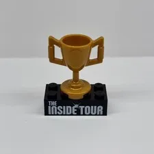 LEGO Inside Tour 2026 Exclusive Rare 2x4 Brick "The Inside Tour" & Trophy