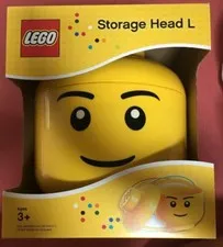 Brand New Lego Boy Yellow Storage Head L